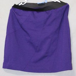 purple pencil skirt